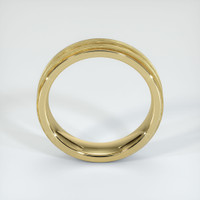 14K Yellow Gold Men's Plain Band Image