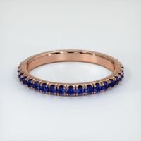 14K Rose Gold Eternity Wedding Band Video