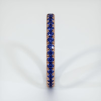 14K Rose Gold Eternity Wedding Band Image