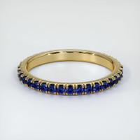 14K Yellow Gold Eternity Wedding Band Video