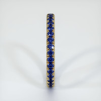 14K Yellow Gold Eternity Wedding Band Image
