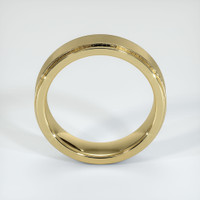 18K Yellow Gold Men's Plain Band Image