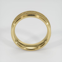 14K Yellow Gold Men's Plain Band Image