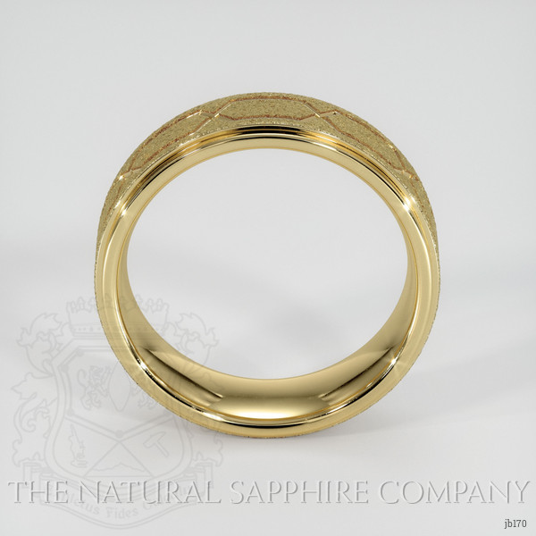14K Yellow Gold Men's Plain Band