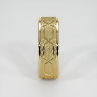 14K Yellow Gold Men's Plain Band Image