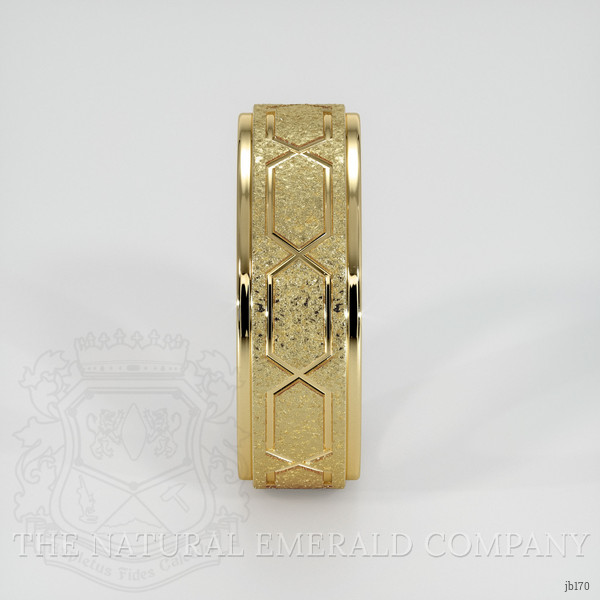 14K Yellow Gold Men's Plain Band