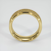 18K Yellow Gold Men's Plain Band Image