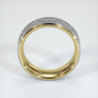 14K Yellow & White Men's Plain Band Image