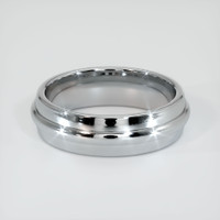 18K White Gold Men's Plain Band Video