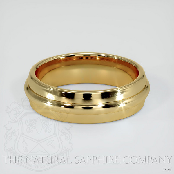 14K Yellow Gold Men's Plain Band
