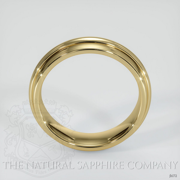 14K Yellow Gold Men's Plain Band