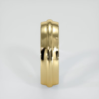14K Yellow Gold Men's Plain Band Image