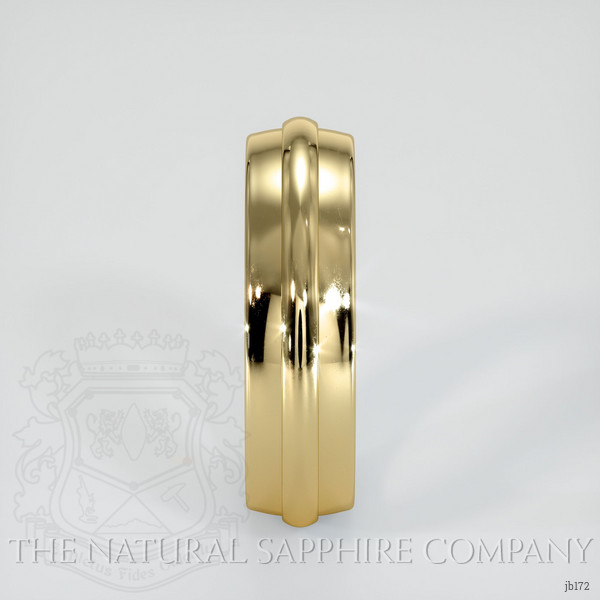 14K Yellow Gold Men's Plain Band