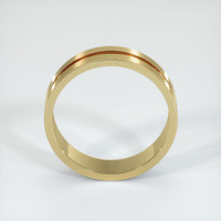 14K Yellow Gold Men's Plain Band Image