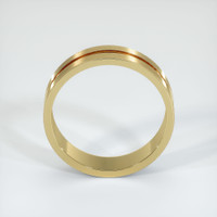 18K Yellow Gold Men's Plain Band Image