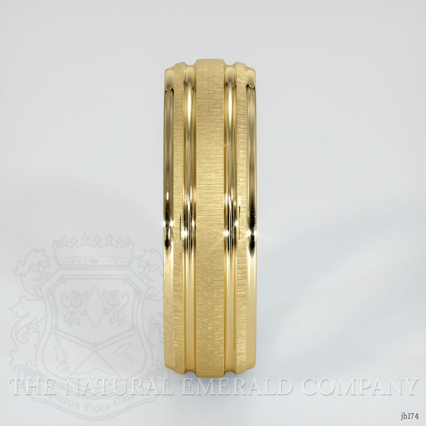 14K Yellow Gold Men's Plain Band