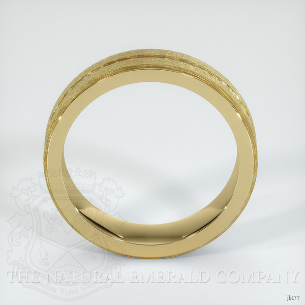 14K Yellow Gold Men's Plain Band