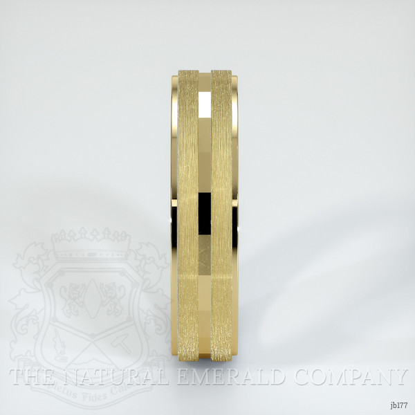 14K Yellow Gold Men's Plain Band