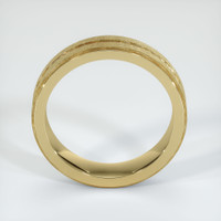 18K Yellow Gold Men's Plain Band Image