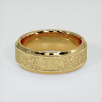 14K Yellow Gold Men's Plain Band Video