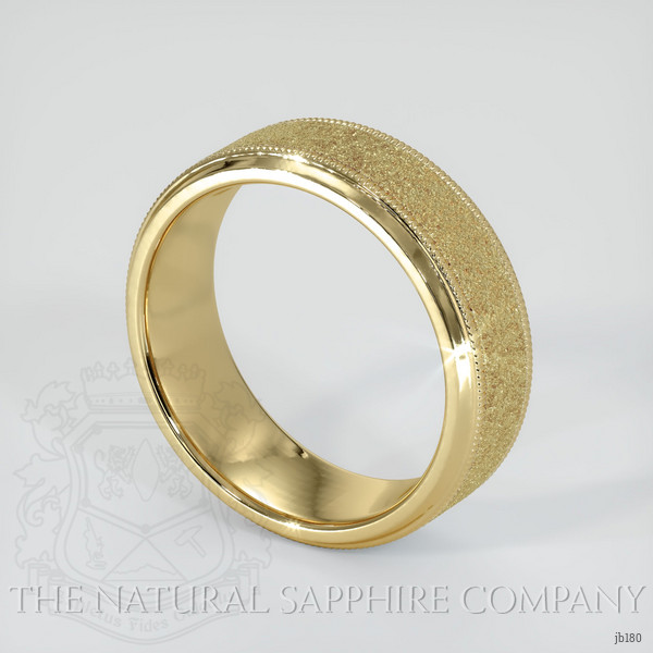14K Yellow Gold Men's Plain Band