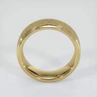 14K Yellow Gold Men's Plain Band Image