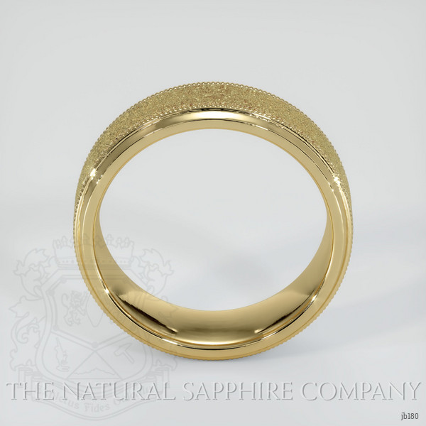 14K Yellow Gold Men's Plain Band