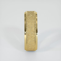 18K Yellow Gold Men's Plain Band Image