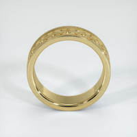 14K Yellow Gold Men's Plain Band Image