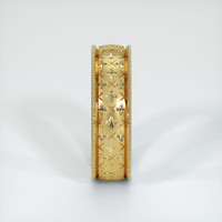 18K Yellow Gold Men's Plain Band Image