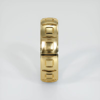 14K Yellow Gold Men's Plain Band Image