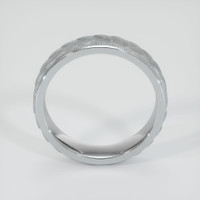 18K White Gold Men's Plain Band Image