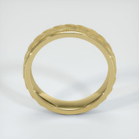 18K Yellow Gold Men's Plain Band Image