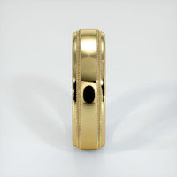18K Yellow Gold Men's Plain Band Image