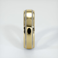 14K Yellow & White Men's Plain Band Image