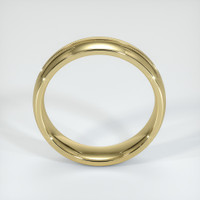 14K Yellow Gold Antique Style Plain Band Image