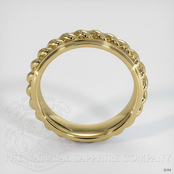 14K Yellow Gold Men's Plain Band
