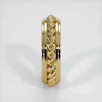 14K Yellow Gold Men's Plain Band Image