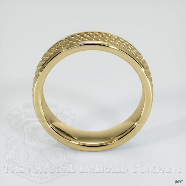14K Yellow Gold Men's Plain Band