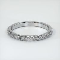 Platinum 950 Diamond Eternity Wedding Band Video