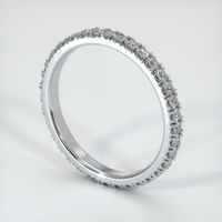 Platinum 950 Diamond Eternity Wedding Band Image