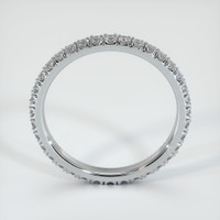 14K White Gold Diamond Eternity Wedding Band Image