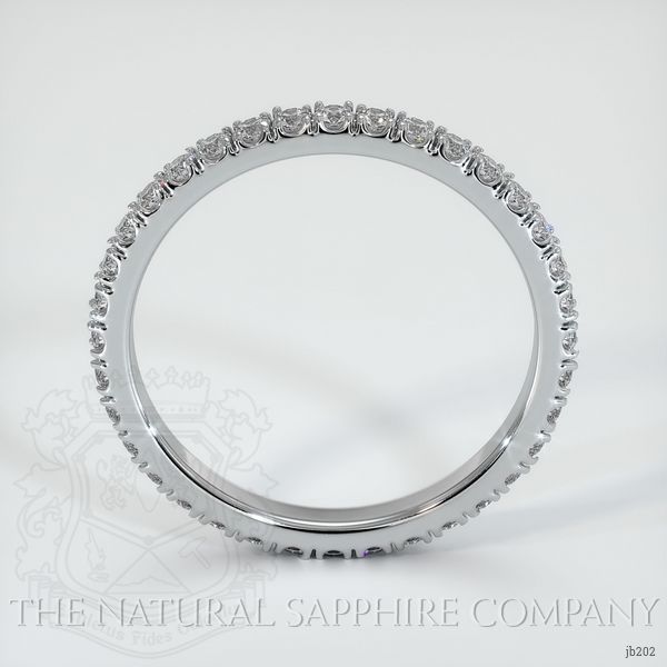 14K White Gold Diamond Eternity Wedding Band
