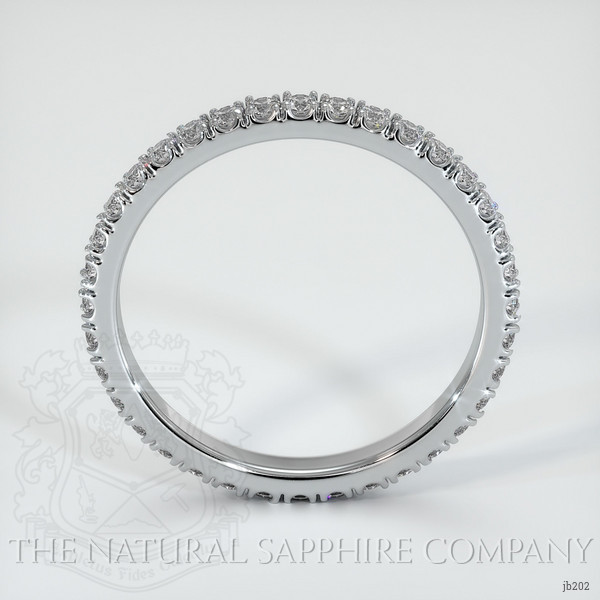 18K White Gold Diamond Eternity Wedding Band