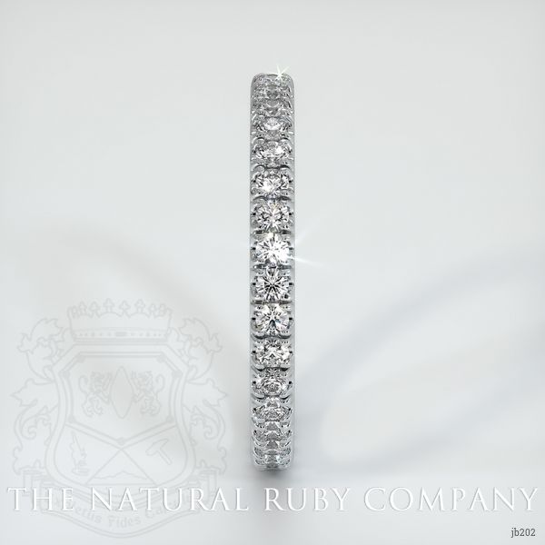 18K White Gold Diamond Eternity Wedding Band