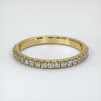 14K Yellow Gold Diamond Eternity Wedding Band Video