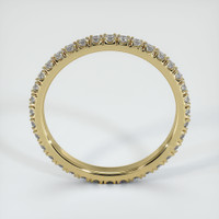 14K Yellow Gold Diamond Eternity Wedding Band Image