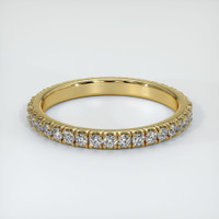 18K Yellow Gold Diamond Eternity Wedding Band Video