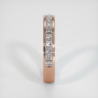 14K Rose Gold Diamond Channel Wedding Band Image