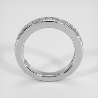 14K White Gold Diamond Channel Wedding Band Image